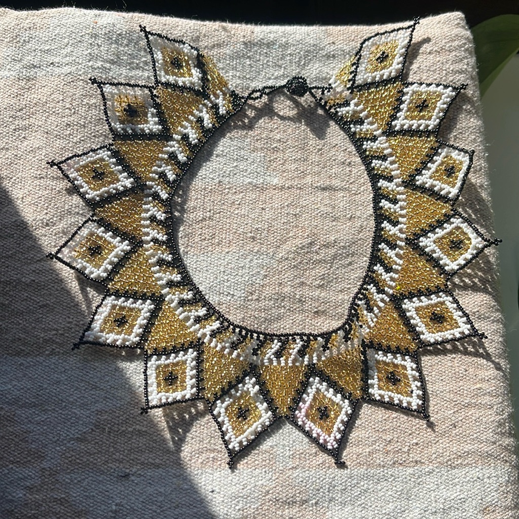 Huichol Bead Art Necklace